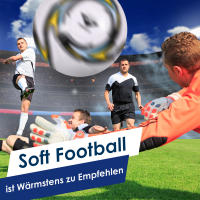 Bola De Fútbol Estándar Tamaño 5 En PVC Suave Y Resistente a La Ruptura a Prueba De Fugas Ideal Para Campus Y Juegos - details 12