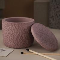 Molde De Velas 3D DIY En Forma Irregular Geométrica De Silicona Para Crear Figuras Con Cimento Y Gypsum Con Tapa Incluida - details 10