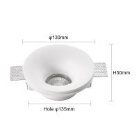 Lámpara De Techo Integrada LED Antigolpe Revestimiento De Gypsum GU10 Para Sala De Estar Dormitorio Pasillo Iluminación Doméstica - details 12