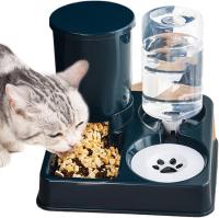 Comedero automático para mascotas, dispensador físico, bebedero automático para gatos, bebedero de acero inoxidable para gatos, dispensador de comida 2 en 1 - details 13