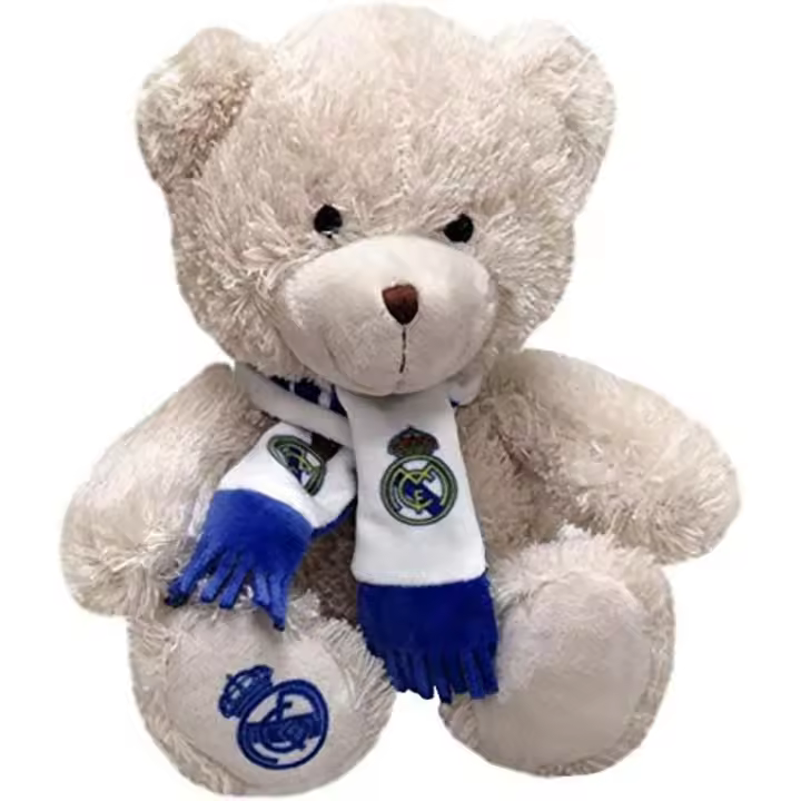 OSITO PELUCHE REAL MADRID - CYPBRANDS - TAMAÑO 20X18X14CM. - 1