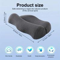 Almohada De Espuma De Memoria Ajustable Para El Cuello Y Los Hombros Soporte Ortopédico Ergonómico Para Descanso Y Viajes - details 1