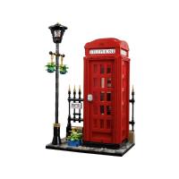 Bloques De Construcción De Teléfono De Londres Rojo 1460Pcs Compatible Con 21347 Decoración Para El Hogar Juguetes Para Niños Regalo De Cumpleaños - details 2