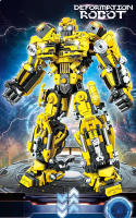 Set De Construcción Transformable ToylinX 478 Piezas Robot Y Camión 2 En 1 Bloques Constructivos Para Niños Regalo De Navidad - details 4