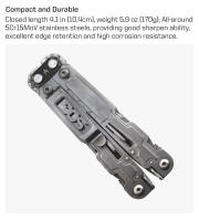 SOG Multi-Herramienta Plegable 18 En 1 PowerAccess Herramientas Manuales Multifuncionales Para Camping Al Aire Libre Y Uso Diario Ligero Pocketable - details 12