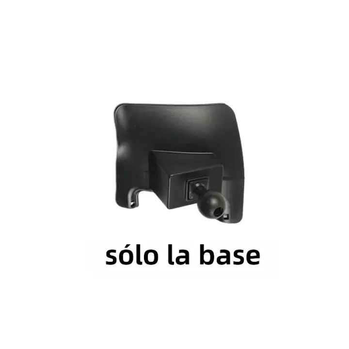 Soporte Fijo Para Teléfono Móvil En Coche ABS Negro Compatible Con Volkswagen VW Sharan Seat Alhambra 2012-2019 - 1