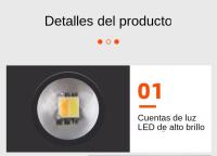 Luz Solar LED Para Exterior Sin Cable Resistente Al Agua Con Alta Brillo Para Jardín Instalación En Canales 6 Fuente De Luz Solar - details 7