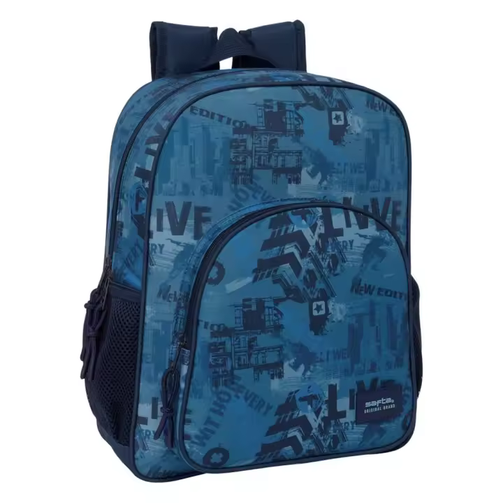 Mochila Junior Adaptable a Carro Safta "New Edition" 32x38x12 Cm (642524640) - 1