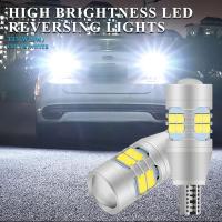 2pcs Luz De Retroiluminación LED T15 W16W 921 912 902 Lente Alta Potencia 18smd Brillante Para Reemplazo De Señal De Luz Trasera Del Coche Color Blanco - details 0