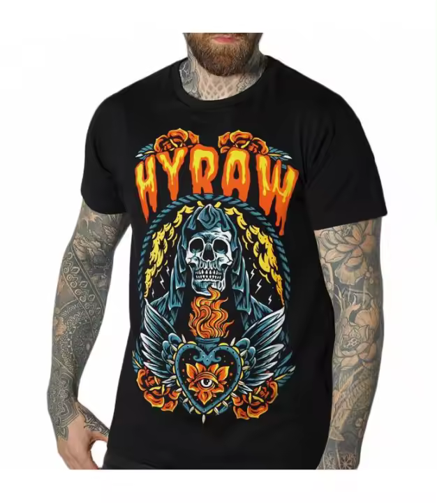 Camiseta Manga Corta Sacred Heart Hombre  HYRAW  F24-M09 - 1