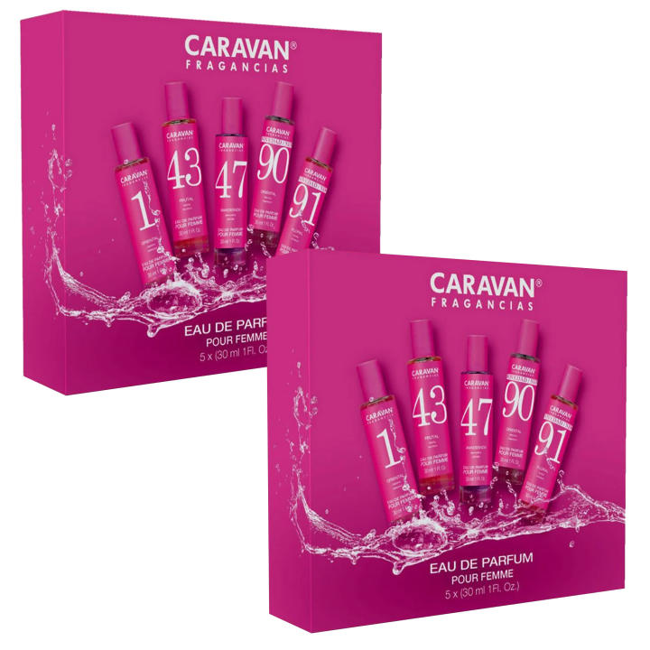 CARAVAN FRAGANCIAS Juego de Sets mini de 5 Perfumes de Mujer Nº1, Nº43, Nº47, Nº90 y Nº91 de 30ml CARAVAN FRAGANCIAS… — oferta en Miravia