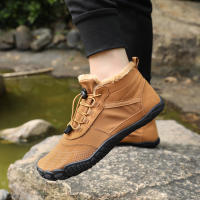 Botas De Invierno Para Hombres Y Mujeres Zapatos Casuales De Nieve Botas De Pies Calientes Para Exteriores Trabajo Zapatillas De Neopreno Cremallera Ajuste Tamaño 36-47 - details 11