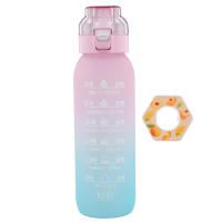 Botella De Deporte Con Fragancia 1000ml Con 1/7 Pilas De Aroma Para Bebida Botella De Agua Saborizada Para Deportes Tamaño Approx. 275mm X 80mm Peso Approx. 170g - details 1