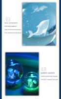 Lámpara De Noche En Forma De Balón De Cristal Con Jirafas Luminosas Y Astronauta Luz USB Para Decoración De Mesa Regalos Para Niños - details 10