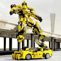 Set De Construcción Transformable ToylinX 478 Piezas Robot Y Camión 2 En 1 Bloques Constructivos Para Niños Regalo De Navidad - details 6