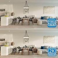 Nivian Cámara Vigilancia  domo 360º Wifi-Grabación en MicroSD(No incluida)-2K-Audio bidireccional-Deteccion humanos y auto-tracking-Apta para interior-Compatible con Amazon Alexa y Google Home–APP Tuya - details 1