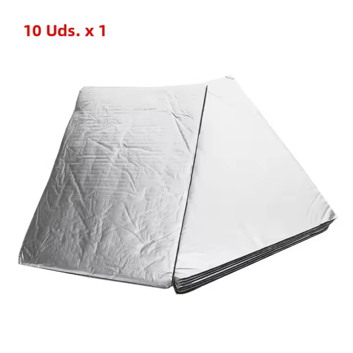 10/20Pcs Tapetes De Aislamiento Acústico Y Térmico De 5mm Para Coche Material De Esponja Aislante De Ruido Para Panel De Paredes De Automóviles - 1