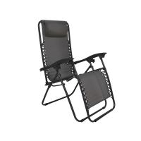 Gerimport Tumbona reclinable 177 x 65 x 113 cm gris - details 0