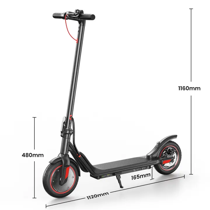 Patinete Eléctricos iScooter i9M 500W 10" 36V 7.5Ah Batería Máxima Alcance 30 Km Potente para Adultos - 1