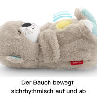 Oso De Peluche Musical Con Luz Y Sonido Para Bebés Otter Playmate Y Dormir Sensory Comfortable Regalos Para Recién Nacidos Unisex Tamaño 25-30cm - details 3