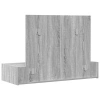 Mesita de tocador colgante de vidaXL Gris Sonoma 100x40x70 cm - details 4