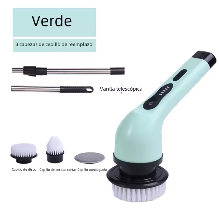 9 En 1 Escobilla De Rotación Para Limpieza Del Hogar Herramientas Eléctricas Para Cocina Y Baño Gadgets De Limpieza - 1