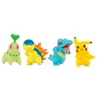 Pack de 4 Figuras Pokémon Battle - Pikachu, Chikorita, Totodile y Cyndaquil Raíz MERCHAN-STORE - details 1