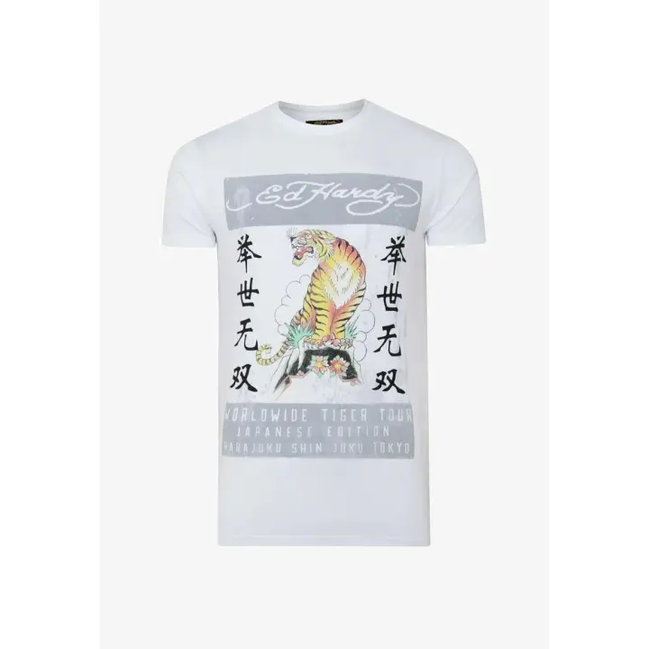 Ed Hardy Camiseta Mt-tiger Hombre - Moda y Confort - 1