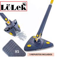 Lolek Fregona Triangular Ajustable en Altura y con 360º de Limpieza Profunda - details 1