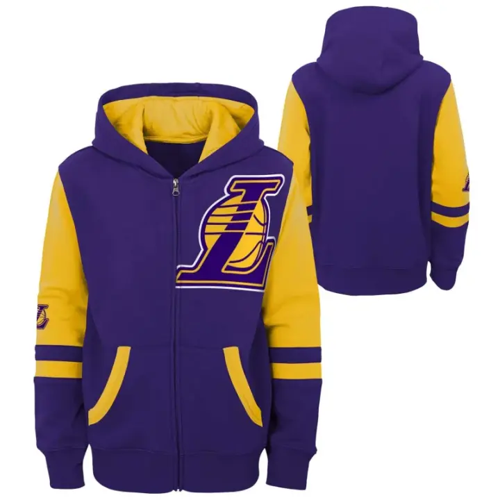 Sudadera Lakers Full Zip Fleece Niño - 1