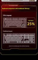 TECLADO MECÁNICO GAMING LEOBOG Hi75C pro Con Aluminio Y Teclas De Intercambio Calor Cableado RGB Personalizable Para Jugador Con Gaskets - details 20