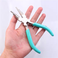 Aguja De Hacer Anillos Multi-etapa Bail Making Plier 3mm 4mm 6mm 7mm 9mm 10mm Herramienta De Joyería De Acero Inoxidable - details 7