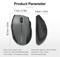 Ratón Gaming Inalámbrico E-YOOSO E-1010 USB 2.4G 2400 DPI Óptico Ergonómico Para Laptop PC Computadora Con 5 Botones - details 8