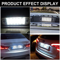 2pcs Luz De Placa De Coche LED Blanco 12V 18 LEDs Para Kia Sportage 2010-en Adelante Hyundai Kona 2017- Para I40 CW 2011- Alta Calidad SMD Instalación Directa T10 - details 4