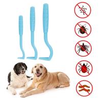 Set De 3 Pinzas Para Eliminar Pulgas Y Gusanos Para Mascotas Prácticas Y Seguras Para Perros Y Gatos Herramientas De Gabinete Para El Cuidado De Los Animales - details 4