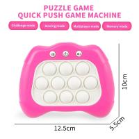 Juguete Antiestrés Con LED Pop Light Fidget Game Manija Para Niños Y Niñas Juego De Burbujas Corto Alivio De Estrés Temas Variados - details 3