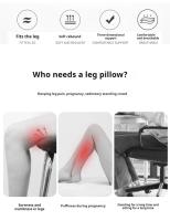 Almohada De Memoria Para Piernas Y Rodillas 1PC Almohada De Espalda Y Rodilla Para Dormir Alivio De La Artritis Cervical Alineación De Espine - details 1