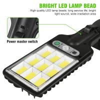 Lámpara De Pared Solar LED 108COB Para Exterior Con Sensor De Movimiento 3 Modos De Iluminación Seguridad Para Jardín Patio Camino Jardín - details 4