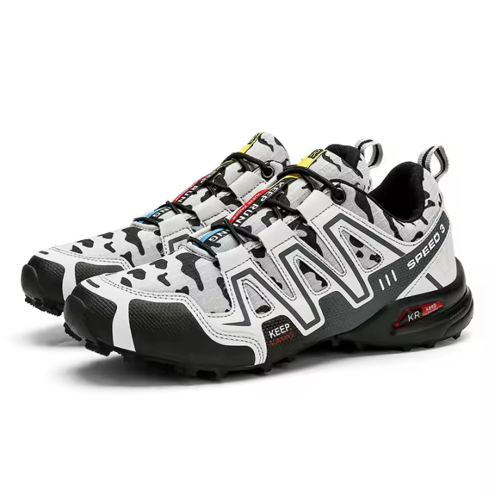Zapatos de senderismo impermeables para hombre, Calzado ligero y cómode de cuero, antideslizante para caminar - 1