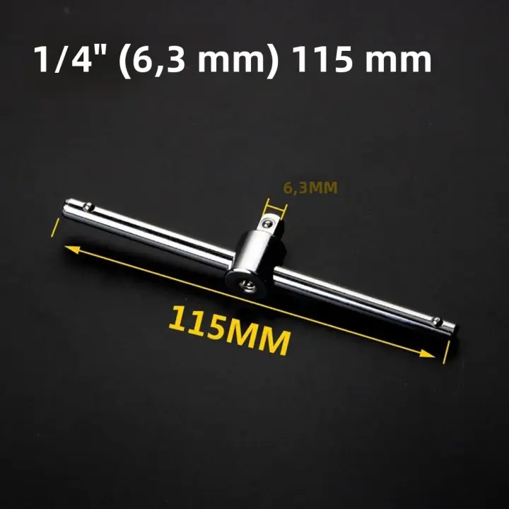 Extensión De Destornillador Sliding T Bar Para Reparación Automotriz 1 Pieza Compatible Con 1/4" 3/8" 1/2" Longitud Ajustable Herramienta Esencial Para El Hogar - 1