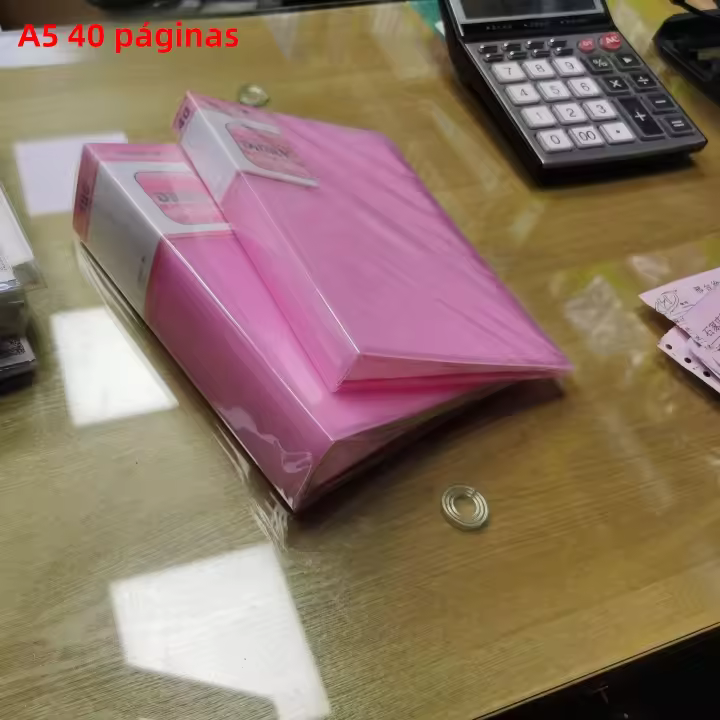 Carpeta De Archivo Multicapa A5 Con 40-100 Hojas Transparentes Para Estudiantes Y Oficina Organizador De Papelería Suministro De Gestión De Documentos - 1