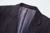 Otoño e Invierno nueva moda abrigo de lana de un solo pecho para hombres corto casual color sólido versátil abrigo delgado para hombres - details 5