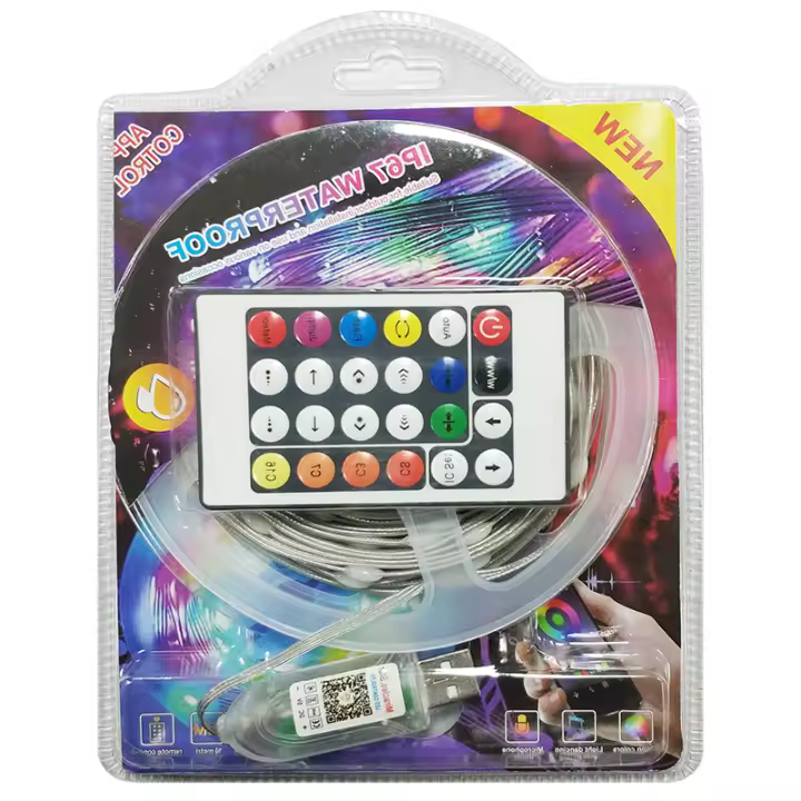 Luz De Fairy LED Inteligente WS2812B Con Control Remoto Bluetooth USB Guirnalda Lámpara Para Exterior E Interior Fiesta Navidad Decoración De Habitaciones - 1