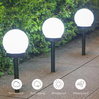 3PCS Luz Solar LED Para Exterior Impermeable Bombilla Blanca Para Jardín Calle Yate Parque Camping Iluminación De Verano - details 3