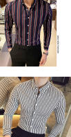 Camisa Larga De Manga Para Hombre Clásica Estampada Primavera Moda Casual Negocios Boda Tendencia Cuello En V Polyester - details 9