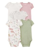 Ropa para niños, novedad de verano, mono triangular de manga corta para bebés, ropa para gatear, mono de bebé de cinco piezas - details 2