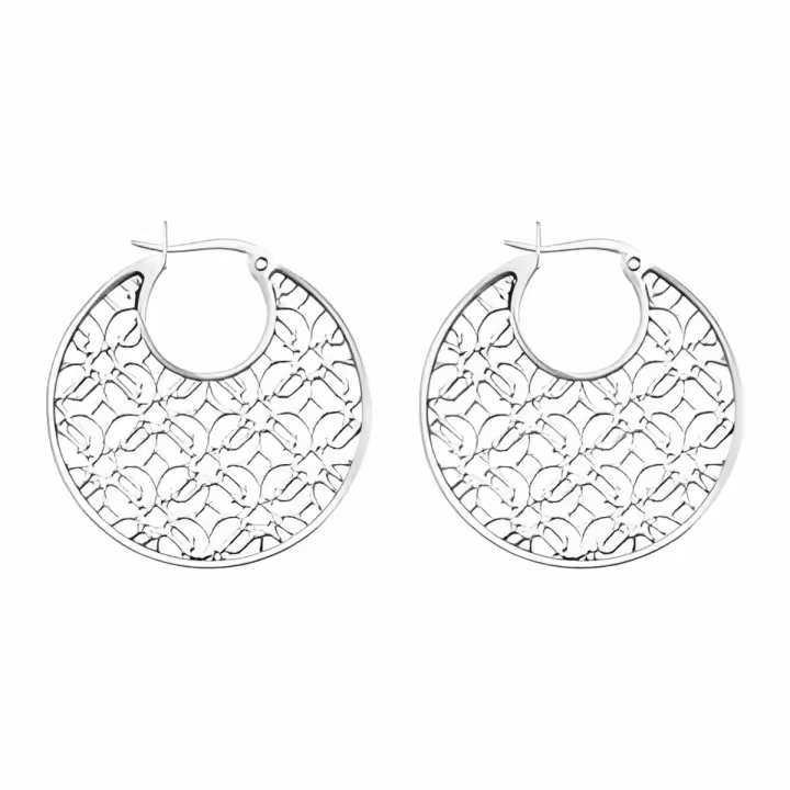 Pendientes Mujer Police PJ25593ESS.01 Acero Inoxidable 3 cm - 1