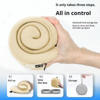 Cojín De Viaje En Forma De U De Memoria Esponja Soporte Ergonómico Para Cuello Almohada De Siesta Oficina Coche Avión - details 2