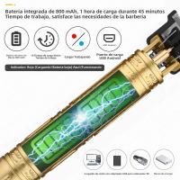 Cortadora De Pelo Eléctrica Vintage T9 Para Hombres Recargable Barber Trimmer De Acero Inoxidable Longitud De Corte 0.5-1 Mm - details 2