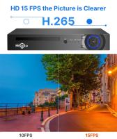 Hiseeu 5MP POE sistema de cámara de seguridad, grabador de video en red de 8CH H.265, detección de humanos AI, visión nocturna HD, impermeable IP66, sin HDD - details 9